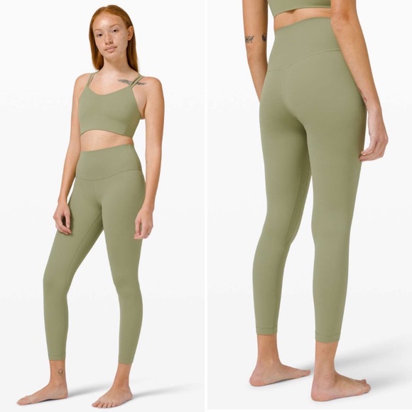 NWT Lululemon Align High Rise Pant 25” Rosemary Green Size 20 - Picture 1 of 8